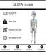 Sculpture Alien Resine 120cm Statue - Nature - MUZZANO