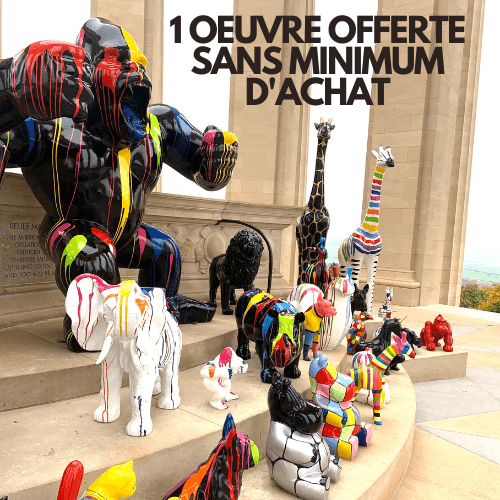 1 OEUVRE OFFERTE DES 1€ D'ACHAT - MUZZANO