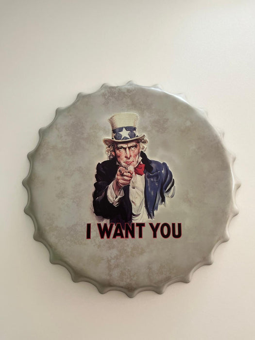 CAPSULE MÉTAL I WANT YOU DIAM.40CM - CAPSULE DECO - MUZZANO