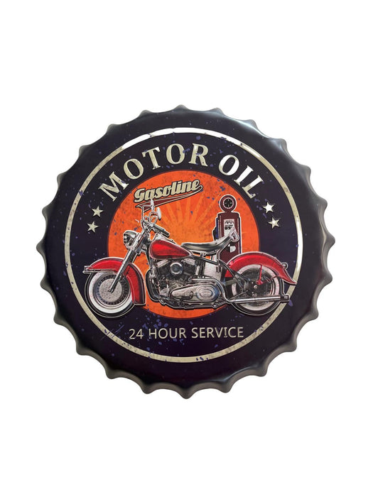 CAPSULE MÉTAL MOTOROIL DIAM.40CM - CAPSULE DECO - MUZZANO