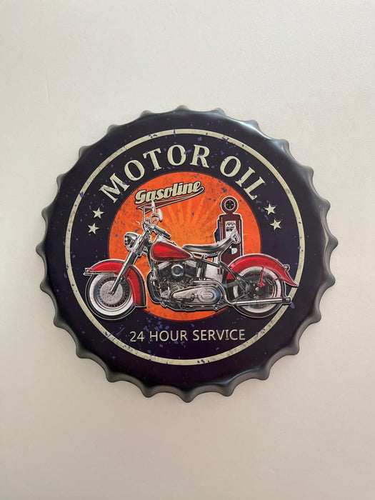 CAPSULE MÉTAL MOTOROIL DIAM.40CM - CAPSULE DECO - MUZZANO