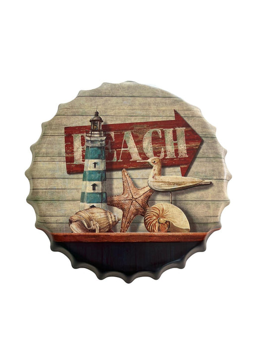 CAPSULE MÉTAL PLAGE DIAM.40CM - CAPSULE DECO - MUZZANO