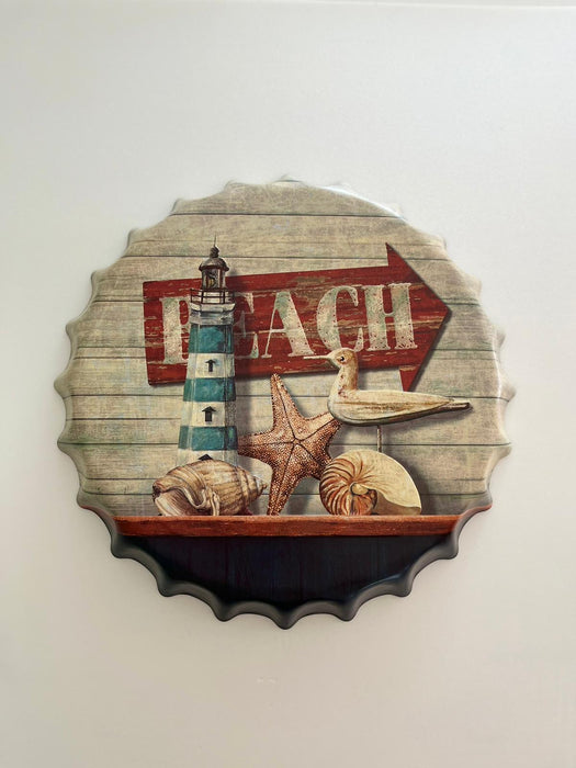 CAPSULE MÉTAL PLAGE DIAM.40CM - CAPSULE DECO - MUZZANO