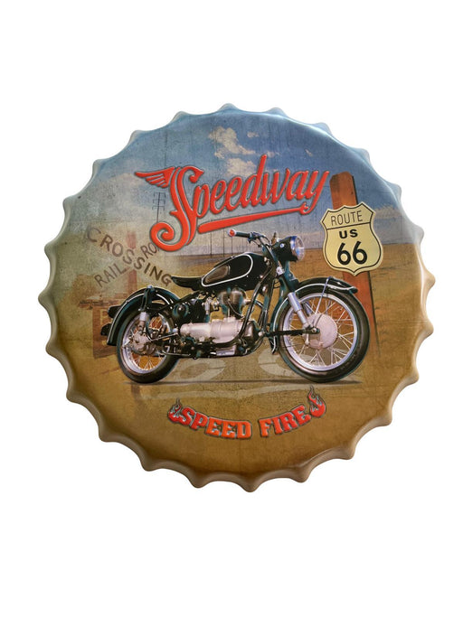 CAPSULE MÉTAL SPEEDWAY DIAM.40CM - CAPSULE DECO - MUZZANO