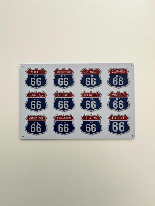 PLAQUE MÉTAL 66 30X20 CM - PLAQUE DECORATIVE - MUZZANO