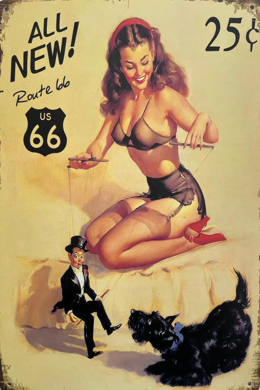 PLAQUE MÉTAL ALL NEW 30X20 CM - PLAQUE DECORATIVE - MUZZANO