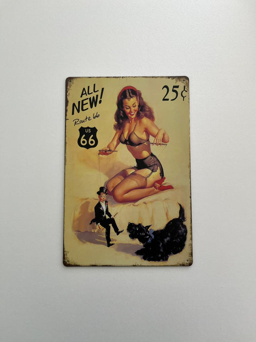 PLAQUE MÉTAL ALL NEW 30X20 CM - PLAQUE DECORATIVE - MUZZANO