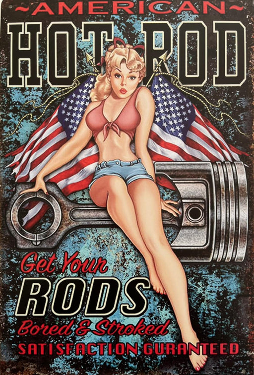 PLAQUE MÉTAL BORED & STROKED 30X20 CM - PLAQUE DECORATIVE - MUZZANO