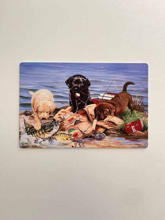 PLAQUE MÉTAL COPAIN 30X20 CM - PLAQUE DECORATIVE - MUZZANO