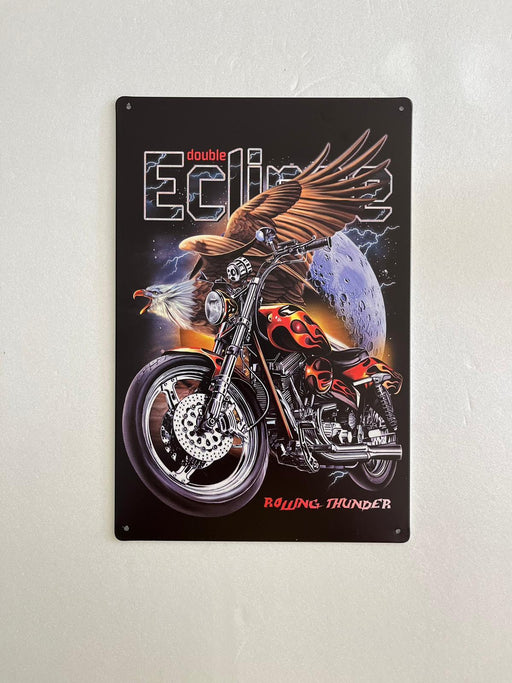 PLAQUE MÉTAL ECLIPSE 30X20 CM - PLAQUE DECORATIVE - MUZZANO