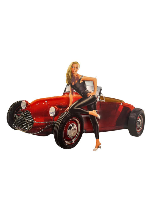 PLAQUE MÉTAL EPOQUE 30X30 CM - PLAQUE DECORATIVE - MUZZANO