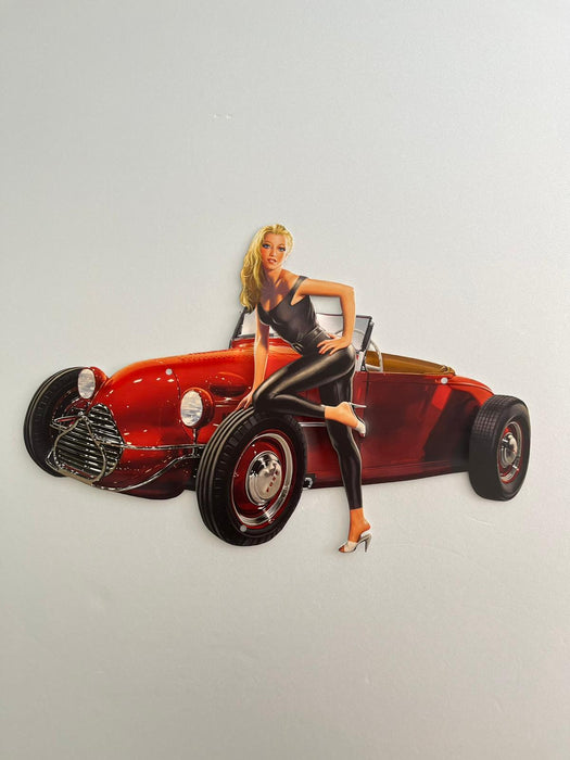 PLAQUE MÉTAL EPOQUE 30X30 CM - PLAQUE DECORATIVE - MUZZANO