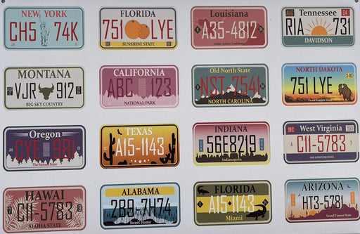 PLAQUE MÉTAL ETAT 30X20 CM - PLAQUE DECORATIVE - MUZZANO