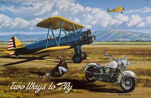 PLAQUE MÉTAL FLY 30X20 CM - PLAQUE DECORATIVE - MUZZANO