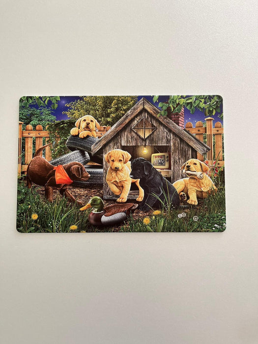 PLAQUE MÉTAL FRATERIE 30X20 CM - PLAQUE DECORATIVE - MUZZANO