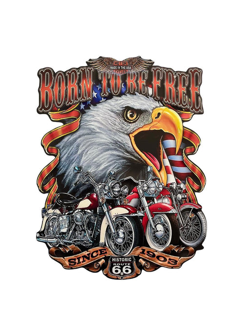 PLAQUE MÉTAL GLOIRE 30X40 CM - PLAQUE DECORATIVE - MUZZANO