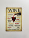 PLAQUE MÉTAL GOOD WINE 30X20 CM - PLAQUE DECORATIVE - MUZZANO