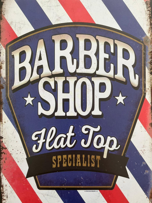 PLAQUE MÉTAL HAT TOP 30X20 CM - PLAQUE DECORATIVE - MUZZANO