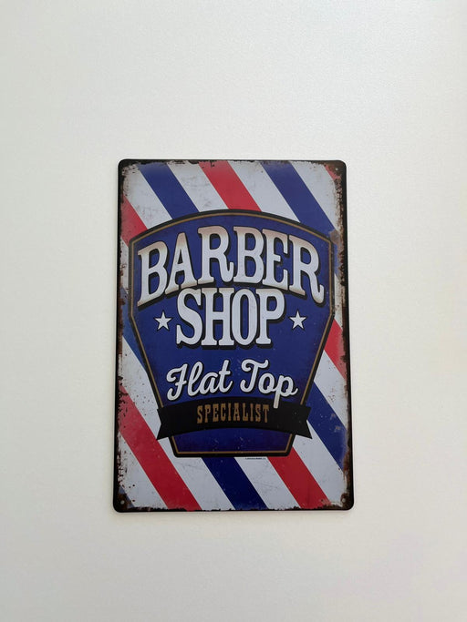 PLAQUE MÉTAL HAT TOP 30X20 CM - PLAQUE DECORATIVE - MUZZANO