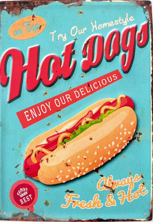 PLAQUE MÉTAL HOMESTYLE 30X40 CM - PLAQUE DECORATIVE - MUZZANO