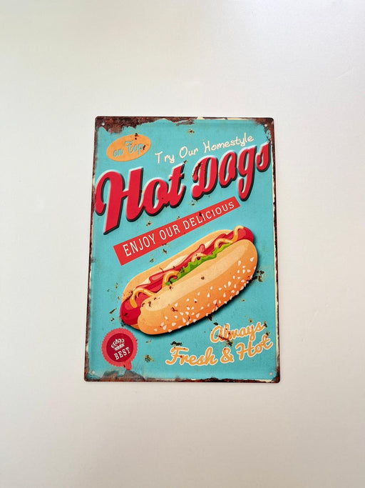 PLAQUE MÉTAL HOMESTYLE 30X40 CM - PLAQUE DECORATIVE - MUZZANO