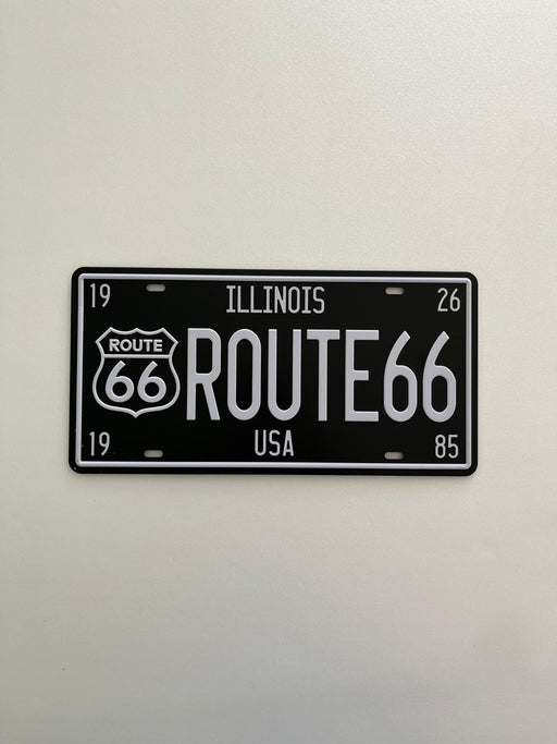 PLAQUE MÉTAL ILLINOIS 15x30 CM - PLAQUE DECORATIVE - MUZZANO