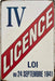 PLAQUE MÉTAL LICENCE 30X20 CM - PLAQUE DECORATIVE - MUZZANO