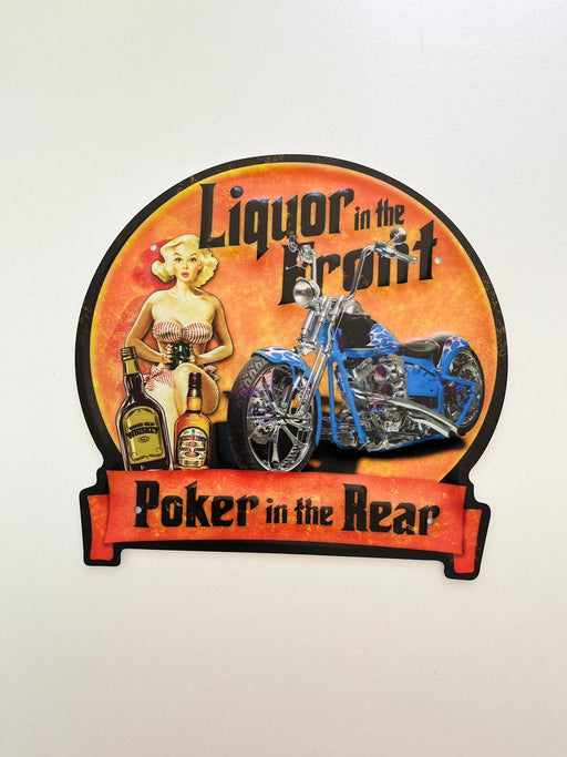 PLAQUE MÉTAL LIQUOR 30X30 CM - PLAQUE DECORATIVE - MUZZANO