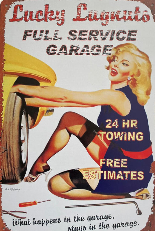 PLAQUE MÉTAL LUGNUT 30X20 CM - PLAQUE DECORATIVE - MUZZANO