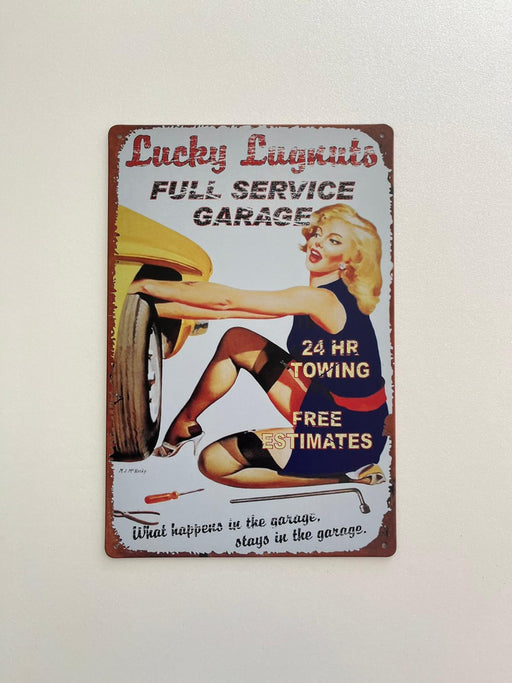 PLAQUE MÉTAL LUGNUT 30X20 CM - PLAQUE DECORATIVE - MUZZANO