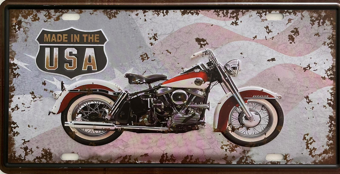 PLAQUE MÉTAL MADE IN 15x30 CM - PLAQUE DECORATIVE - MUZZANO