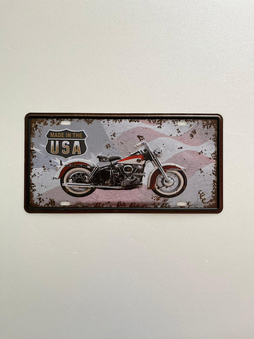 PLAQUE MÉTAL MADE IN 15x30 CM - PLAQUE DECORATIVE - MUZZANO