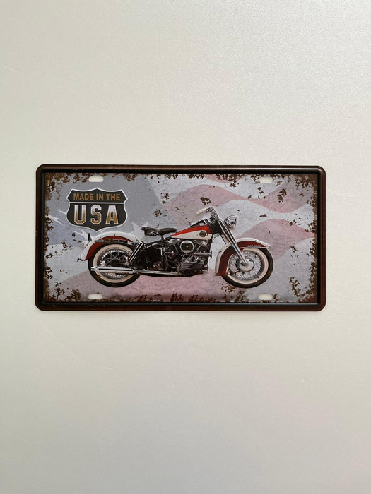 PLAQUE MÉTAL MADE IN 15x30 CM - PLAQUE DECORATIVE - MUZZANO