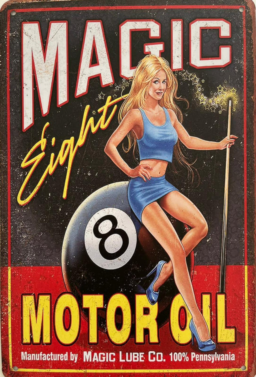 PLAQUE MÉTAL MAGIC 30X20 CM - PLAQUE DECORATIVE - MUZZANO