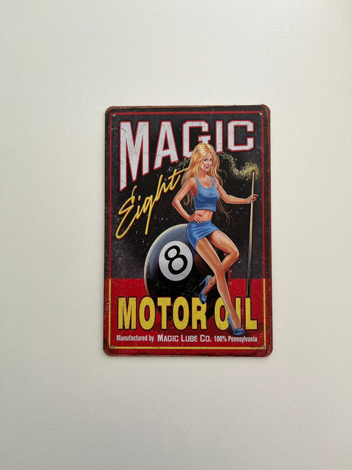 PLAQUE MÉTAL MAGIC 30X20 CM - PLAQUE DECORATIVE - MUZZANO