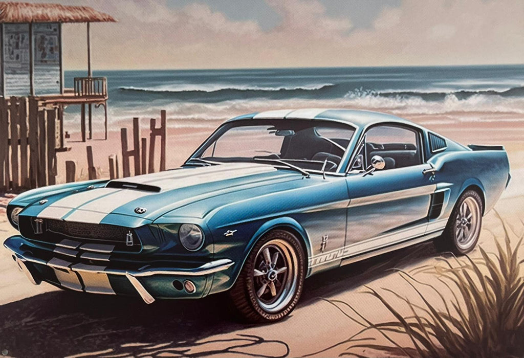 PLAQUE MÉTAL MER 30X20 CM - PLAQUE DECORATIVE - MUZZANO