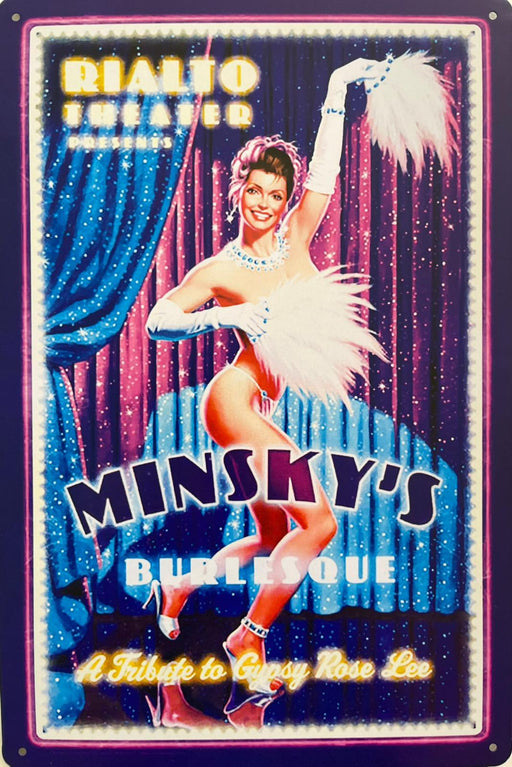 PLAQUE MÉTAL MINSKY 30X20 CM - PLAQUE DECORATIVE - MUZZANO