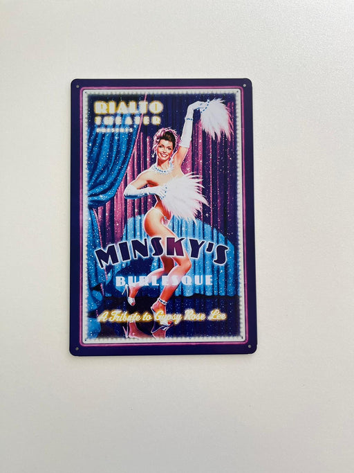 PLAQUE MÉTAL MINSKY 30X20 CM - PLAQUE DECORATIVE - MUZZANO