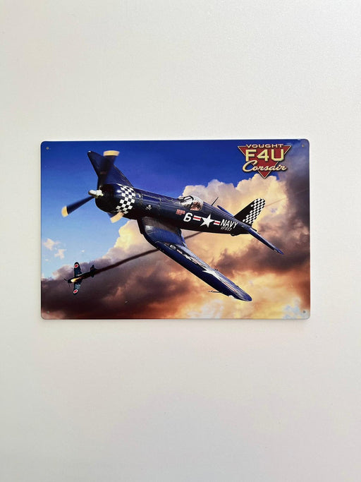 PLAQUE MÉTAL NAVY 30X20 CM - PLAQUE DECORATIVE - MUZZANO