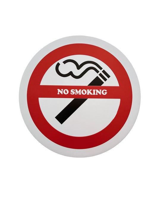 PLAQUE MÉTAL NO SMOKING 30X30 CM - PLAQUE DECORATIVE - MUZZANO