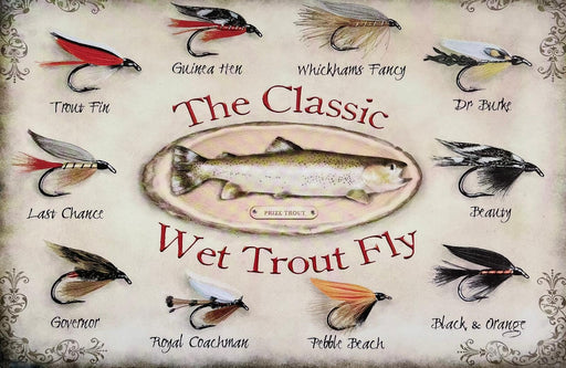 PLAQUE MÉTAL POISSON 30X20 CM - PLAQUE DECORATIVE - MUZZANO