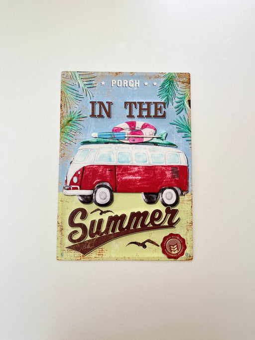 PLAQUE MÉTAL PORCH 30X40 CM - PLAQUE DECORATIVE - MUZZANO