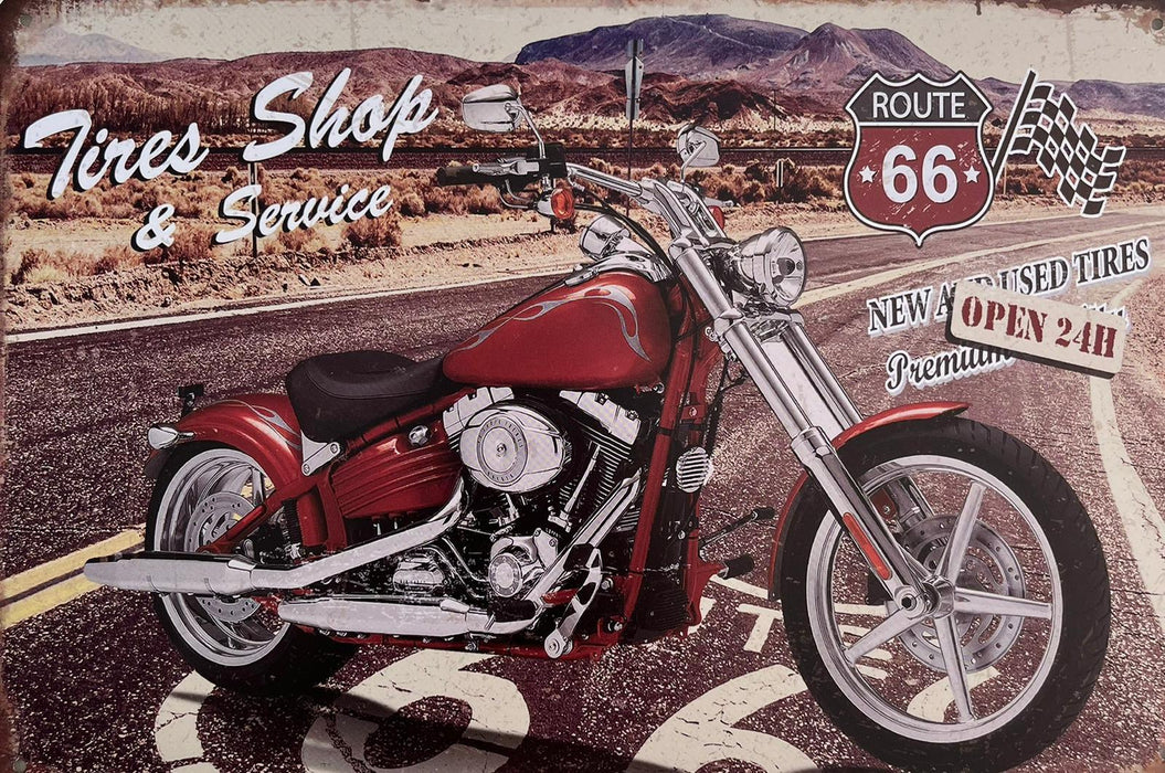 PLAQUE MÉTAL RIDE R66 30X20 CM - PLAQUE DECORATIVE - MUZZANO