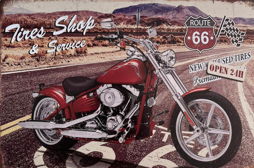 PLAQUE MÉTAL RIDE R66 30X20 CM - PLAQUE DECORATIVE - MUZZANO