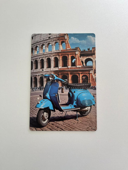 PLAQUE MÉTAL ROME 30X20 CM - PLAQUE DECORATIVE - MUZZANO