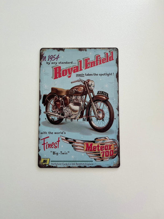 PLAQUE MÉTAL ROYAL 30X20 CM - PLAQUE DECORATIVE - MUZZANO