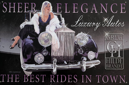 PLAQUE MÉTAL SHEER ELEGANCE 30X20 CM - PLAQUE DECORATIVE - MUZZANO