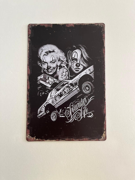 PLAQUE MÉTAL SOURIDER 30X20 CM - PLAQUE DECORATIVE - MUZZANO