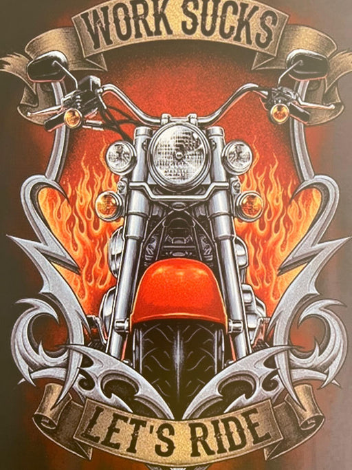 PLAQUE MÉTAL SUCKS 30X20 CM - PLAQUE DECORATIVE - MUZZANO