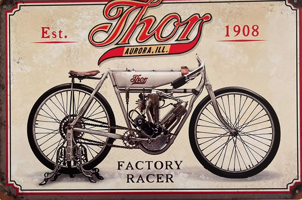 PLAQUE MÉTAL THOR 30X20 CM - PLAQUE DECORATIVE - MUZZANO